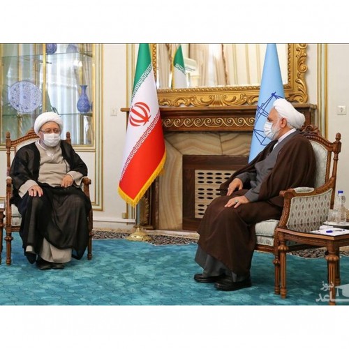 رئیس مجمع تشخیص مصلحت نظام با رئیس قوه قضائیه دیدار کرد
