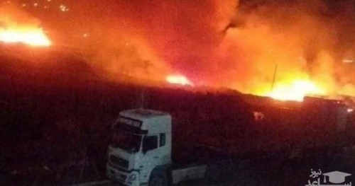 سه کامیون حامل مواد غذایی ایران در مرز سوریه هدف حمله پهپادی قرار گرفتند