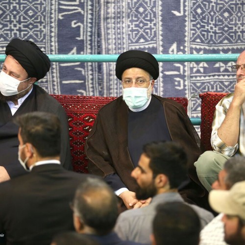 سعید قاسمی به همراه انصار حزب الله تهران با حضور در حسینیه جماران با سید حسن خمینی دیدار کردند