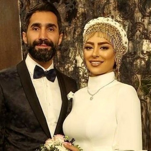 سمانه پاکدل در لباس عروس