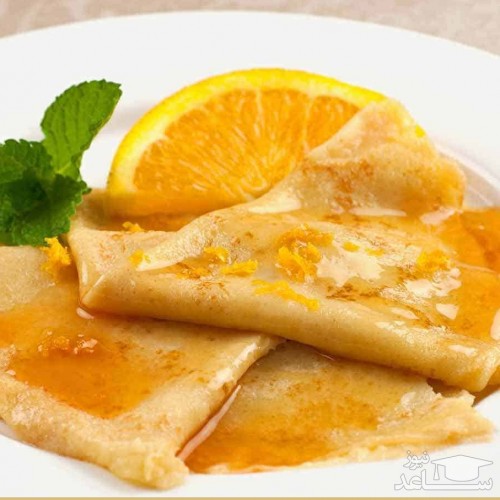 طرز تهیه کرپ با سس پرتقال لذیذ