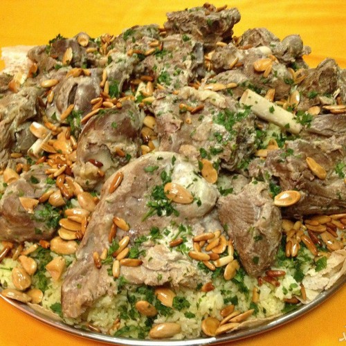 طرز تهیه منسف، غذای عربی