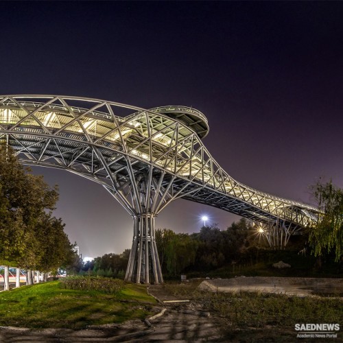 तेहरान Tabiat ब्रिज : स्टील के ज़रिये प्रकृति में!