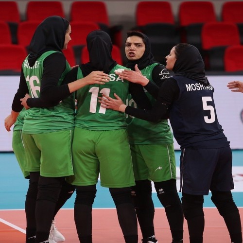 تیم ملی والیبال بانوان ایران هفتم شد