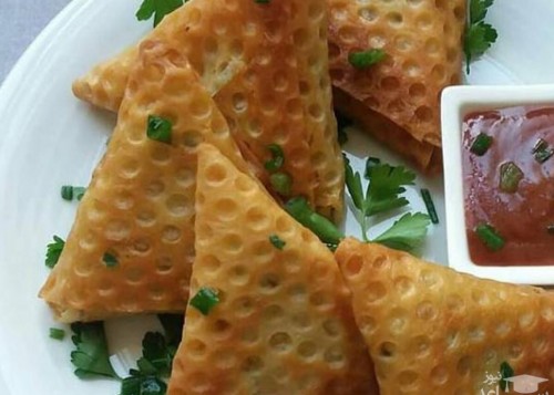 طرز تهیه سمبوسه پیتزایی خیلی خوشمزه