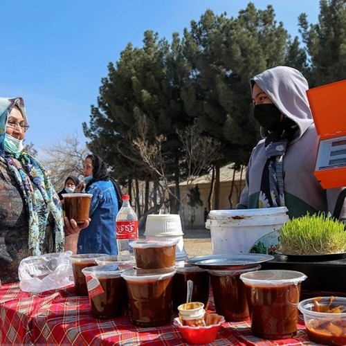 (تصاویر) آغاز هفتمین جشنواره سمنوپزان در بجنورد