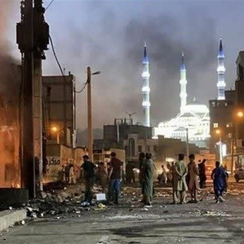 (فیلم) تصاویر جدید و معنادار از اتفاقات تروریستی زاهدان