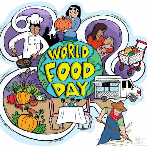 تصاویر کاریکاتوری جالب به مناسبت روز جهانی غذا