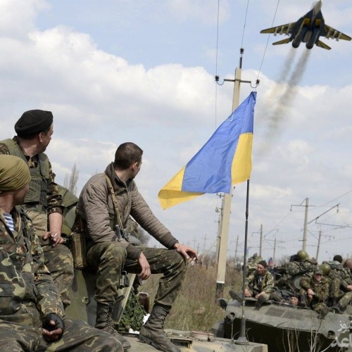 (تصاویر) نبرد عروس و داماد اوکراینی در جنگ روسیه و اوکراین