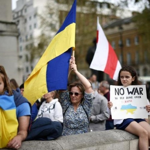 (تصاویر) تظاهرات همبستگی با اوکراین در سراسر جهان