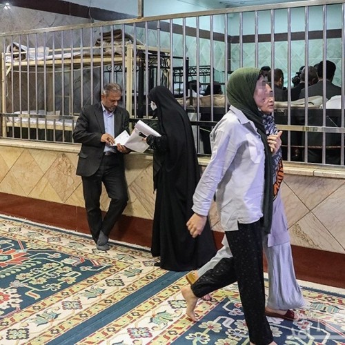 (تصاویر) زنان بازداشت شده اعتراضات در ندامتگاه زنان تهران