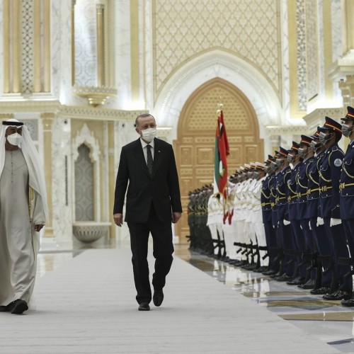 Turkey's Erdogan visits the United Arab Emirates in bid to improve long-strained ties