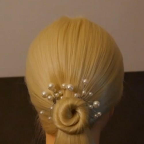 ویدیوی آموزشی مدل موی نیمه باز با طرح مارپیچ