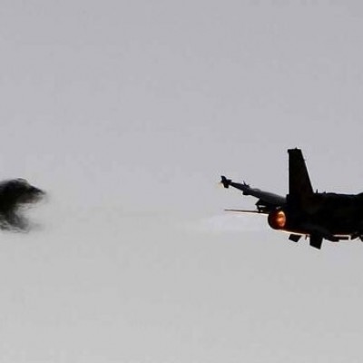 پرواز گسترده جنگنده‌های آمریکایی بر فراز مرز سوریه و عراق