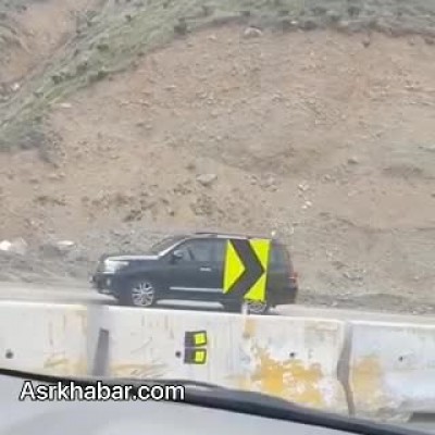 (فیلم) روش عجیب یک راننده برای رسیدن به لواسان!