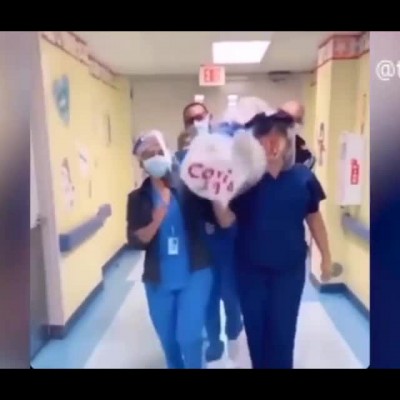 جنجالِ رقص با جسد یک بیمار کرونایی